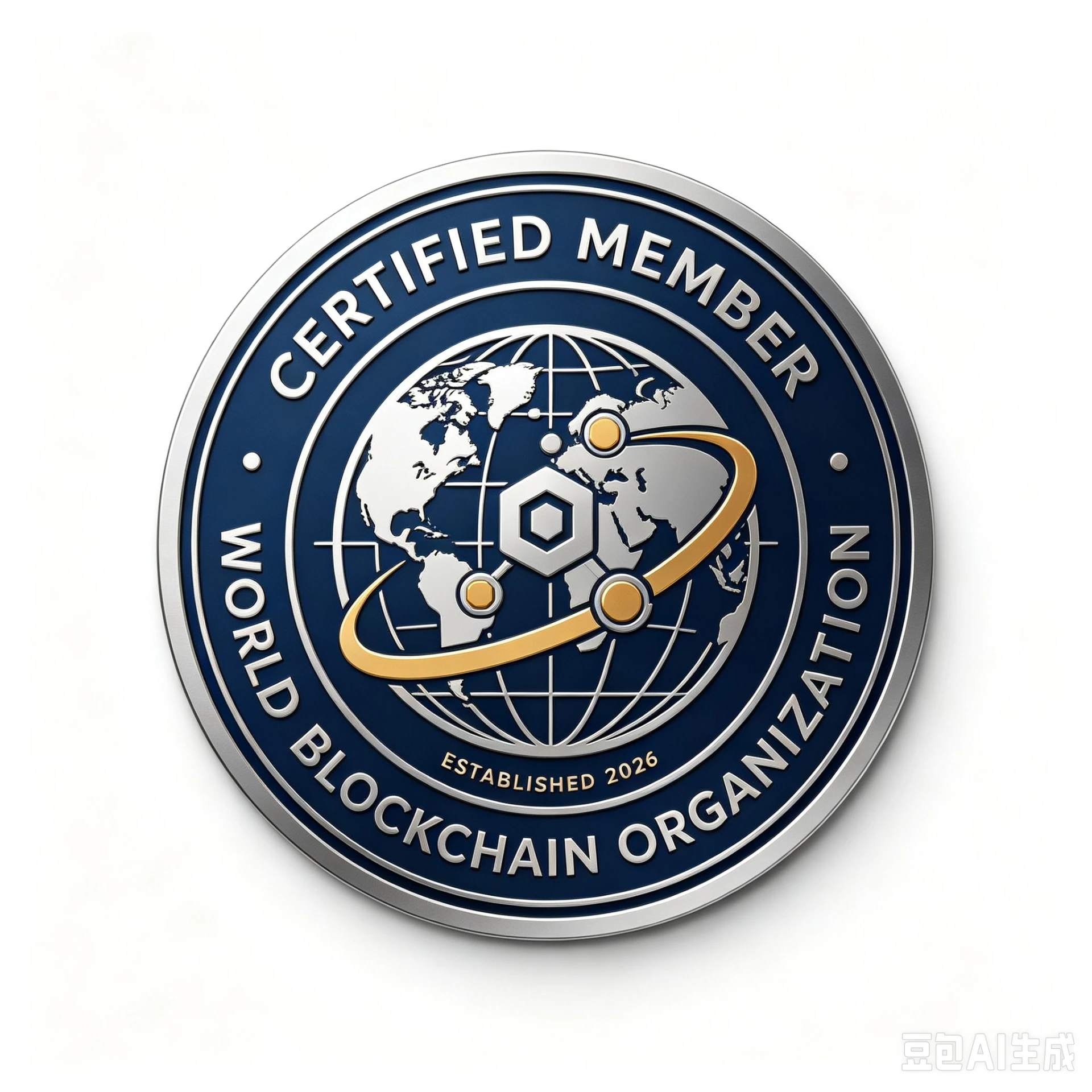 世界区块链组织认证会员 · World Blockchain Organization Certified Member
